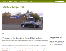 Tablet Screenshot of edgefieldgospelhall.org.uk
